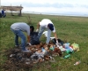 700 bachilleres del SEMS realizan limpieza en el Lago de Chapala